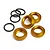 HPI Firestorm 13mm Orange Aluminium Shock Spring Adjuster Nuts 4Pcs 86839