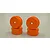 Kyosho Orange Dish Wheels 4Pcs IFH004KO