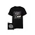 A black Traxxas Take Control t-shirt featuring a white and red graphic of an RC transmitter on the front and a circular Traxxas logo on the sleeve.