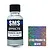 A 30ml bottle of SMS Prismatic Silver effects airbrush paint next to a square swatch showing the iridescent, holographic silver finish.