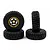 Yeah Racing Axial SCX24 Element Enduro24 Aluminium CNC 5 Spoke w/ Graphite Beadlock Wheel Set WL-0170GM