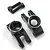 Yeah Racing Kyosho Mini-Z Black Aluminium Rear Hubs 2Pcs KYMB-007BK