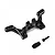 Yeah Racing Kyosho Mini-Z Black Aluminium Rear Shock Tower Set KYMB-004BK