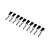 Losi LMT Black Body Pins 10Pcs LOS246003