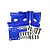 GPM Blue Aluminium Sledge Motor Mount SLE038A-B