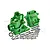 GPM Green Aluminium Front or Rear Gearbox Case SLE012-G