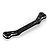 A black GPM Racing aluminium steering link component with 7075-T6 markings on a white background.