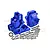 GPM Blue Aluminium Front or Rear Gearbox Case SLE012-B