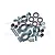 GPM Grey Aluminium Oversized Front Steering & Rear Hubs Set TXM2122L-GS