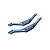Traxxas Blue Aluminium Lower Chassis Brace 2Pcs 4923X
