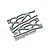 GPM Grey Aluminium Front/Rear Extended Lower Suspension Arms 2Pcs w/ Pins for WideMaxx TXM055F/RL-GS