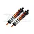 GPM Orange Aluminium 143mm Rear Piggyback Shocks 2Pcs w/ Built-in Piston Spring SLE143R/LA-OR-BK