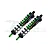 GPM Green Aluminium 143mm Rear Piggyback Shocks 2Pcs w/ Built-in Piston Spring SLE143R/LA-G-BK