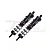 GPM Black Aluminium 143mm Rear Piggyback Shocks 2Pcs w/ Built-in Piston Spring SLE143R/LA-BK-BK