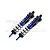 GPM Blue Aluminium 143mm Rear Piggyback Shocks 2Pcs w/ Built-in Piston Spring SLE143R/LA-B-BK