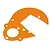 HPI 5B/5SC/5T Orange Gear Plate 87485
