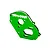 Traxxas Green Aluminium 4mm Motor Plate 9490G