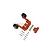 GPM Orange Aluminium Adjustable Wheelie Bar w/ Hardware HS040R-OR