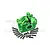 GPM Green Aluminium Rear Differential/Axle Housing Set RUS4013-G