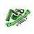GPM Green Aluminium Steering Assembly Set w/ Servo Saver SLE048A-G