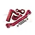 GPM Red Aluminium Steering Assembly Set w/ Servo Saver SLE048A-R