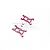 GPM Red Aluminium Front/Rear Suspension Arms 2Pcs SST055-R