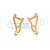 GPM Orange Aluminium Front Upper Suspension Arms 2Pcs w/ Hardware UDR054A-OR