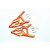 GPM Orange Aluminium Front Lower Suspension Arms 2Pcs UDR055-OR