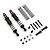 Yeah Racing Desert Cobra Black Aluminium 90mm Dual Spring Shocks 2Pcs w/ Long Springs DDC-090BK