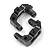 Yeah Racing Black Aluminium Steering Hub Carriers (C-Hubs) 2Pcs for Kyosho Optima/Javelin KYOP-012BK