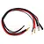 Yeah Racing 3 in 1 33cm Charger Cable w/ Receiver Plug WPT-0115