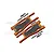 GPM Orange Aluminium Front Lower Suspension Arms 2Pcs w/ Carbon Fibre Protection Plates SLE055N-OR