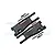 GPM Black Aluminium Front Lower Suspension Arms 2Pcs w/ Carbon Fibre Protection Plates SLE055N-BK