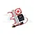 GPM Red Aluminium Motor Heat Sink Set w/ Cooling Fan for SLE038A SLE018FANA-R
