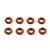 Team Associated Red Silicone O-Rings 8Pcs 5407