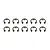 Team Associated 3mm E-Clips 10Pcs 6299