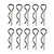 Team Associated Body Pins 10Pcs 21173