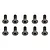 Team Associated 3x8mm Fine Thread Countersunk Head Screws 10Pcs 25201