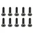 Team Associated 3x12mm Fine Thread Countersunk Head Screws 10Pcs 25203