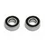 Two Team Associated 5x11x4mm rubber shielded ball bearings shown side-by-side on a white background.