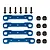Team Associated Rival MT10 Blue Aluminium Arm Mount Set 25802