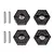 Team Associated Rival MT10 12mm Wheel Hexes w/ Axle Pins 4Pcs 25820