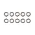 Team Associated 3x5x0.3mm Steel Washers 10Pcs 31392