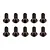Team Associated 2.5x5mm Fine Thread Button Head Screws 10Pcs 31519