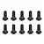 Team Associated 3x8mm Fine Thread Button Head Screws 10Pcs 31532
