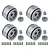 Element RC 1.9" Silver The Ocho Rims 4Pcs 42108