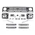 Element RC Sendero Satin Chrome Body Accessory Kit 42125