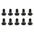 Team Associated 4x10mm Fine Thread Countersunk Head Screws 10Pcs 81262
