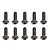 Team Associated 4x12mm Fine Thread Button Head Screws 10Pcs 89207