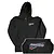 Team Associated Black Tri Zip-Up Hoodie - Small SP127S